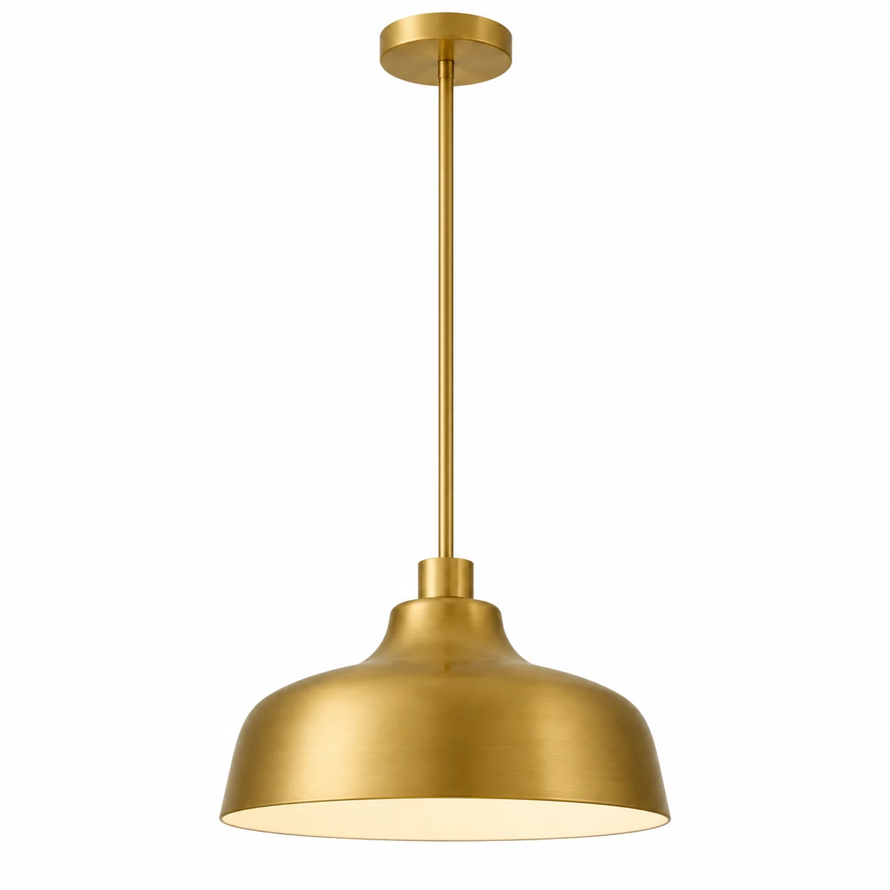Nathan James Percy Modern Brass Pendant Light
