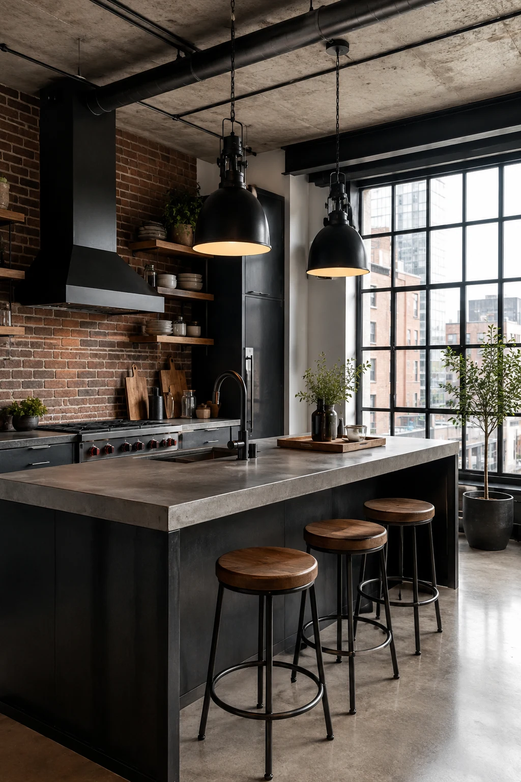 Industrial Kitchen Theme Ideas with Contemporary Urban Style — kitchen theme ideas