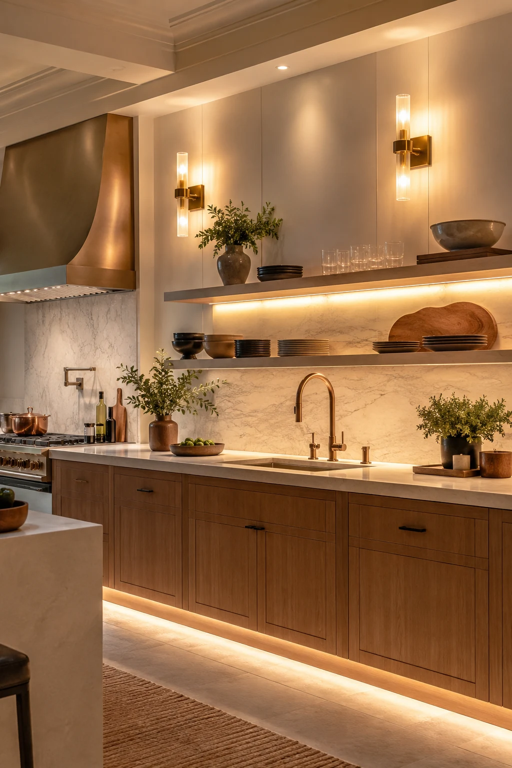 Illuminate Walls with Decorative Sconces and LED Lighting — kitchen wall ideas