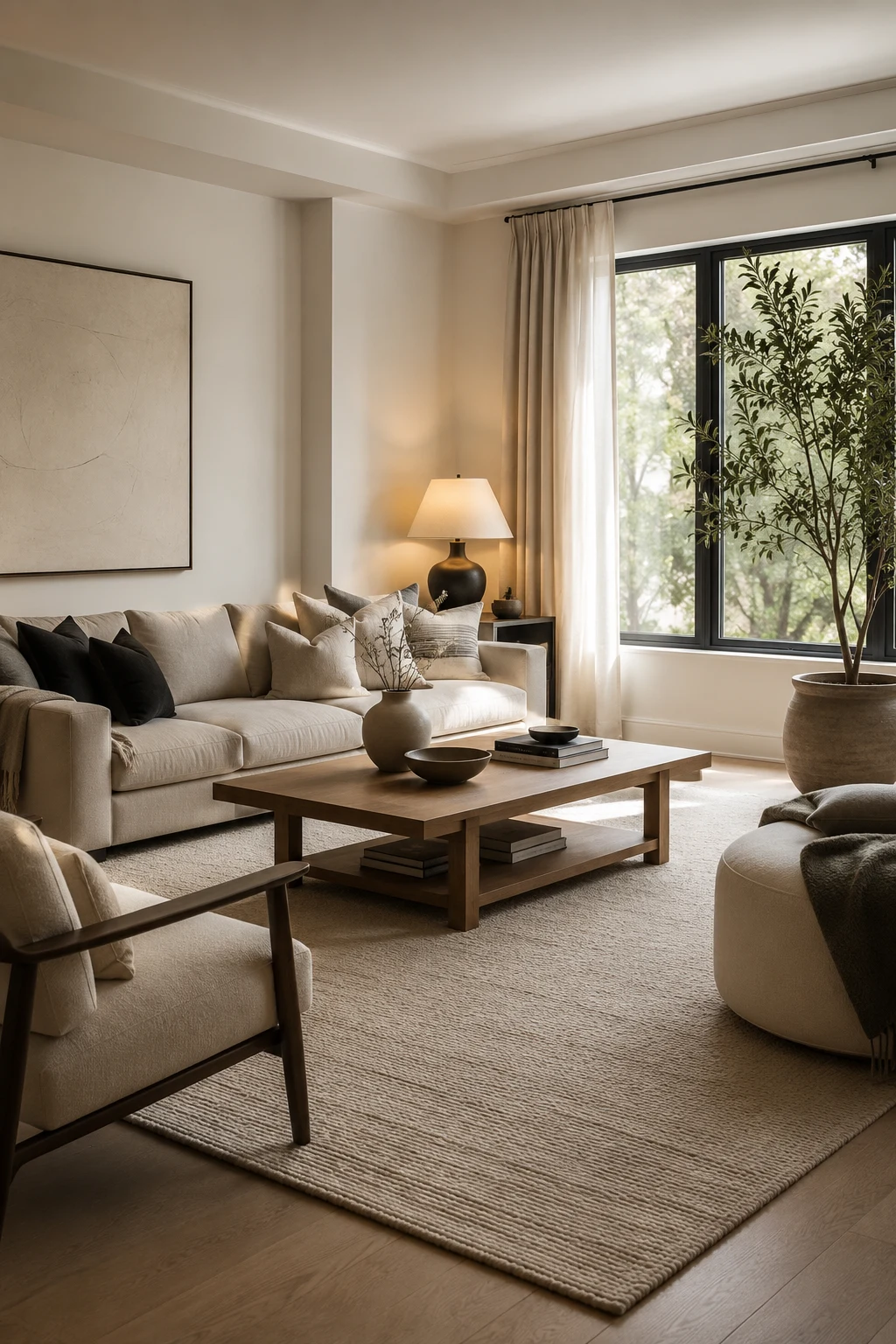 Build Your Living Room Decor Inspiration Around a Neutral Foundation — living room decor inspiration