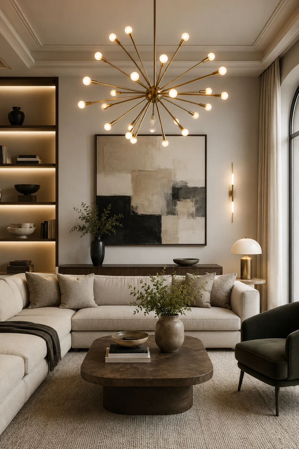 Living Room Decor Inspiration Through Statement Lighting — living room decor inspiration