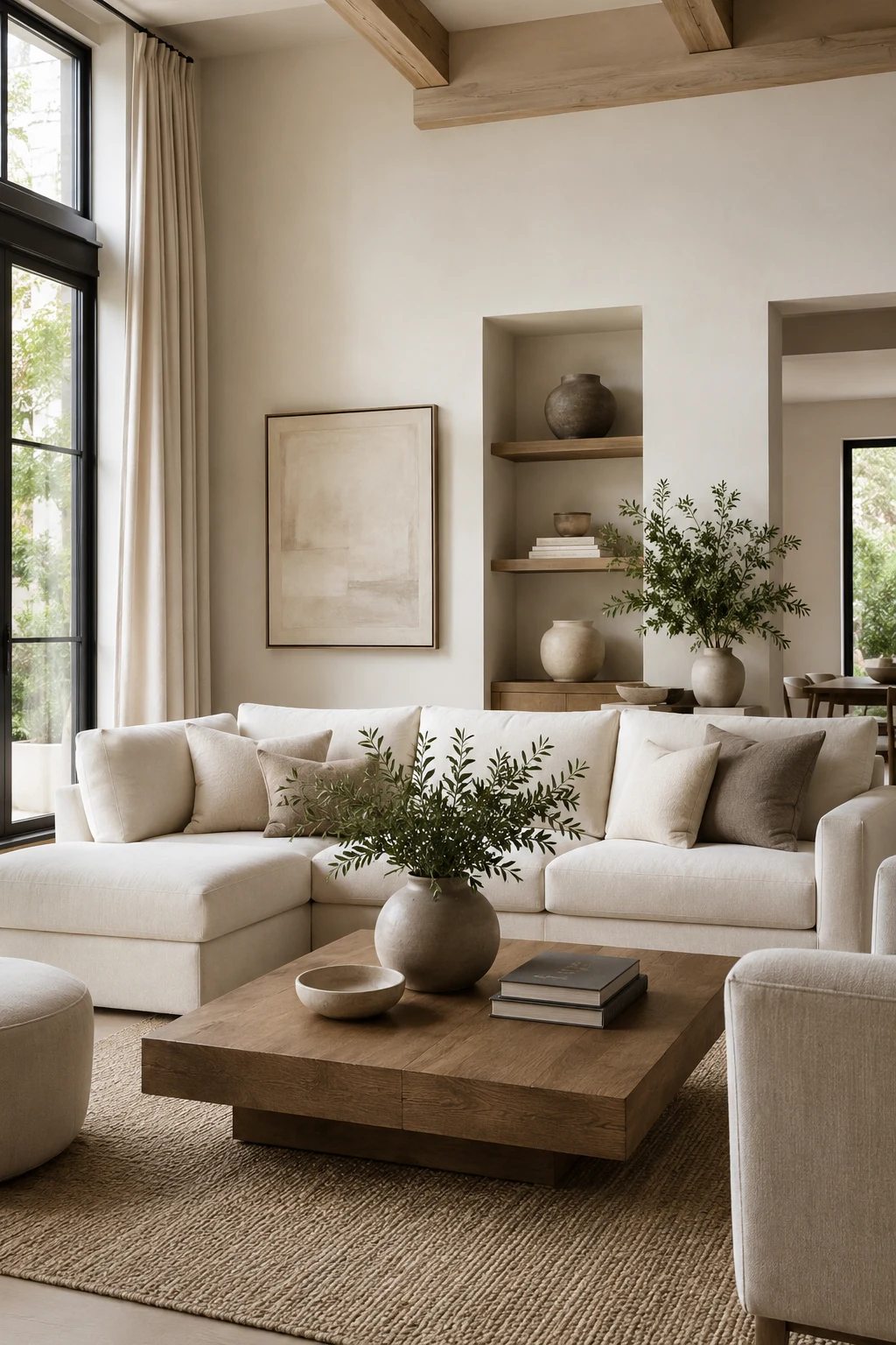 Build Your Living Room Design Inspiration Around a Neutral Foundation — living room design inspiration