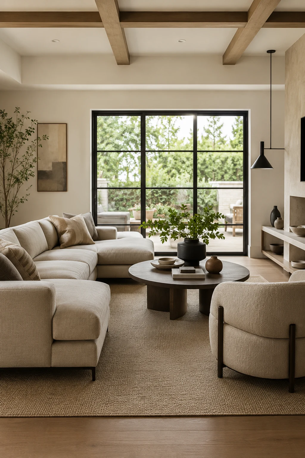 Choose Furniture That Fits the Room — living room design inspiration
