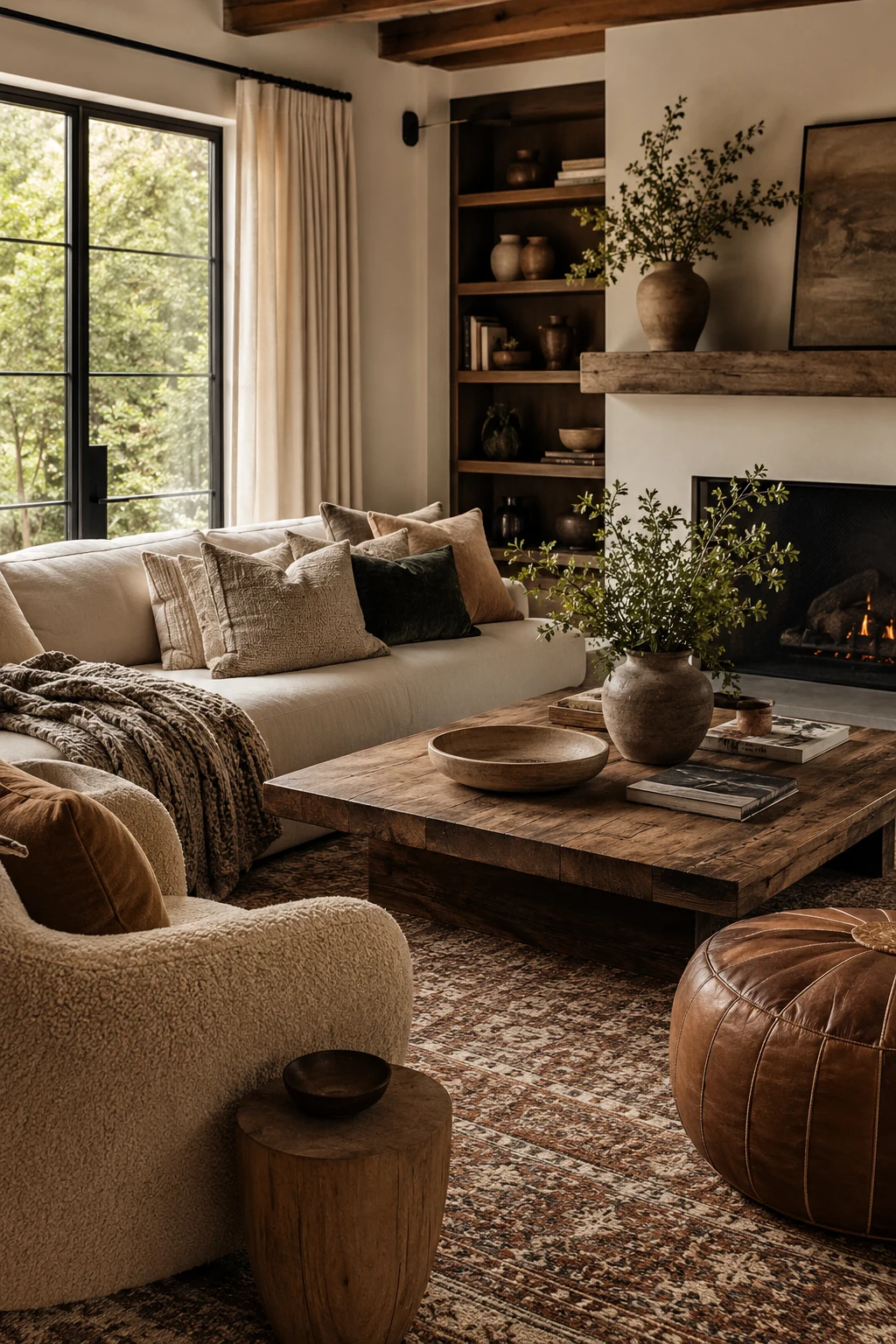 Layer Rich Textures for Cozy Living Room Inspiration — living room inspiration