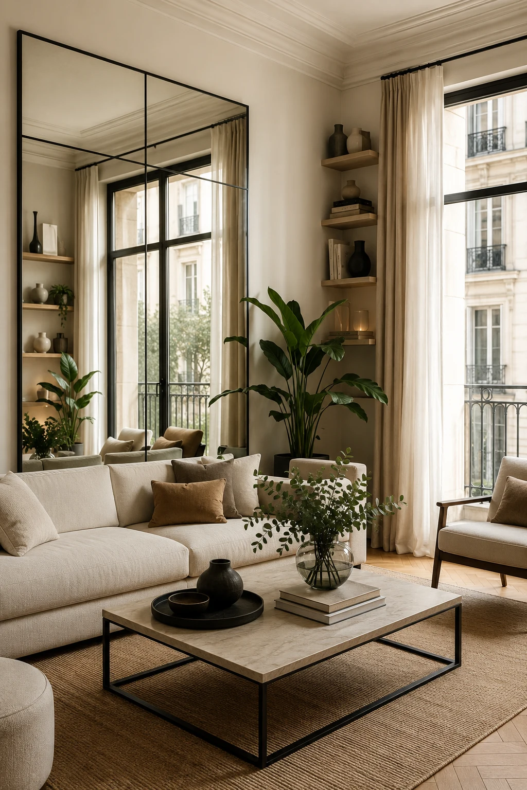 Use Mirrors to Expand Your Living Room Inspiration Apartment — living room inspiration apartment
