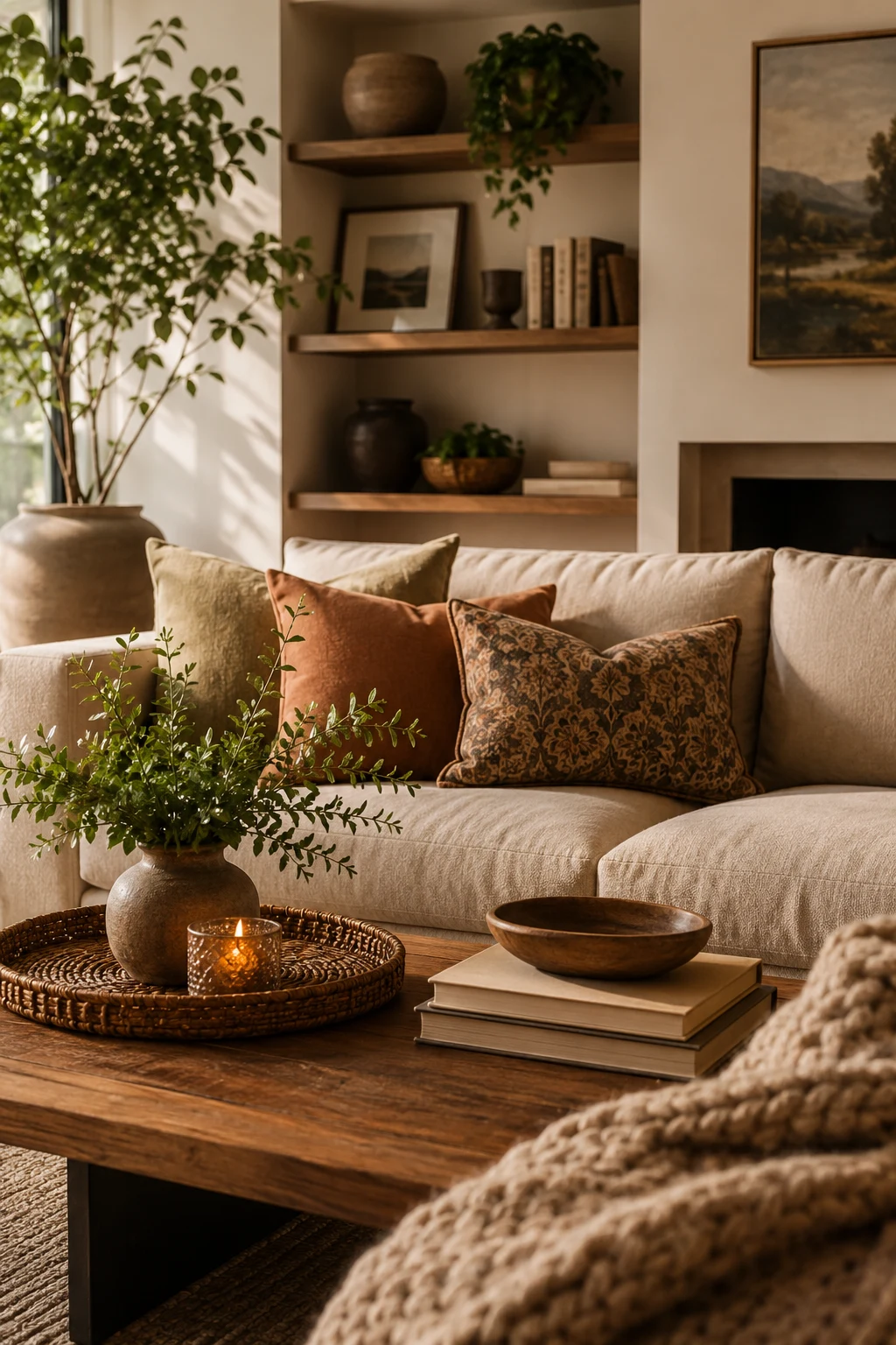 Finish with Cozy Accessories That Feel Intentional — living room inspiration cozy