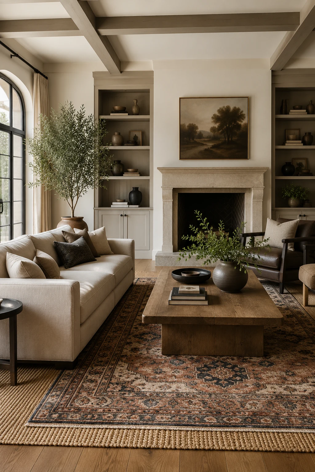 Layer Rugs Like an Interior Designer — living room rug inspiration