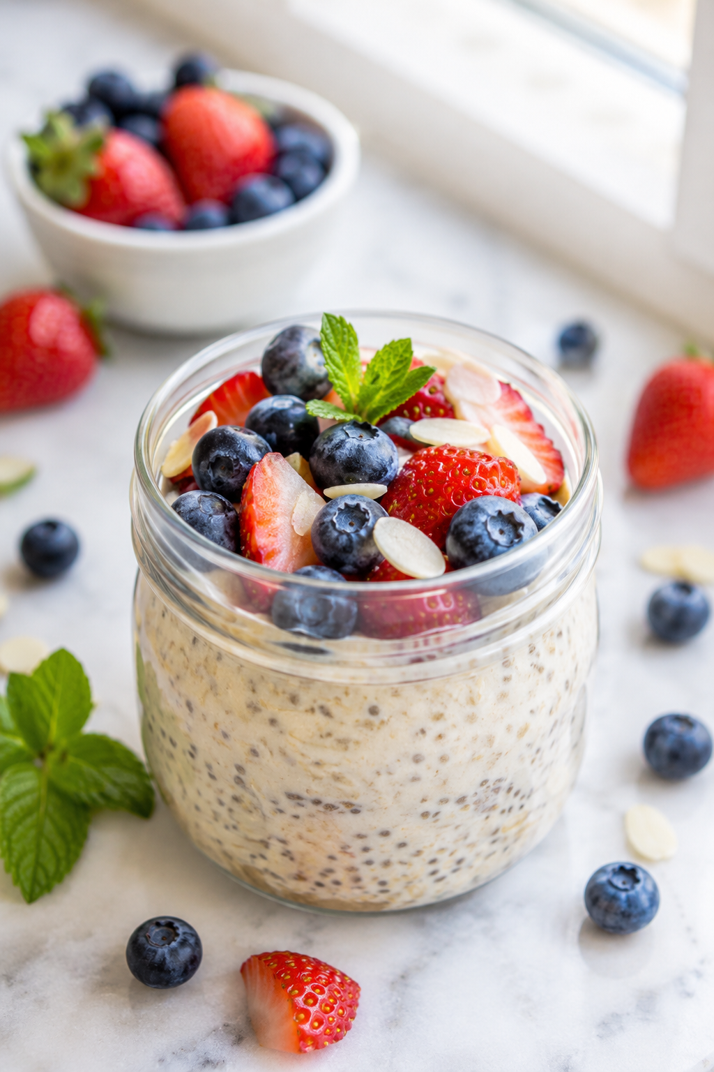 Low calorie overnight oats