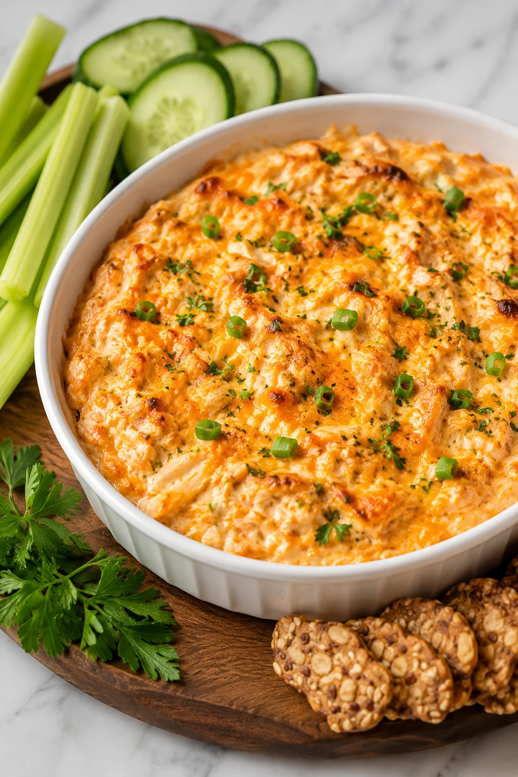 Low carb buffalo chicken dip with cottage cheese recipe β easy step-by-step dish