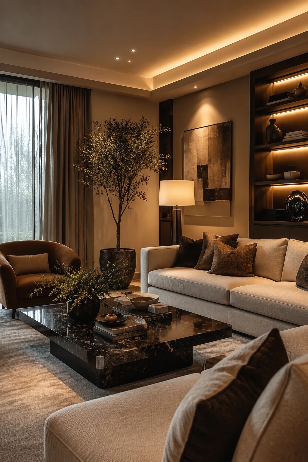 Layer Lighting Like a Professional Designer — luxury living room inspiration