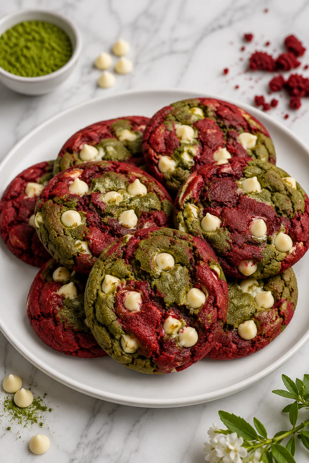 Matcha and red velvet cookie recipe β easy step-by-step dish