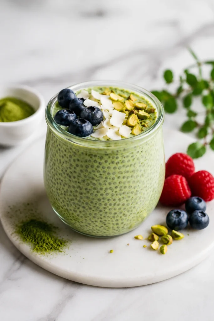 Matcha chia pudding matcha chia pudding