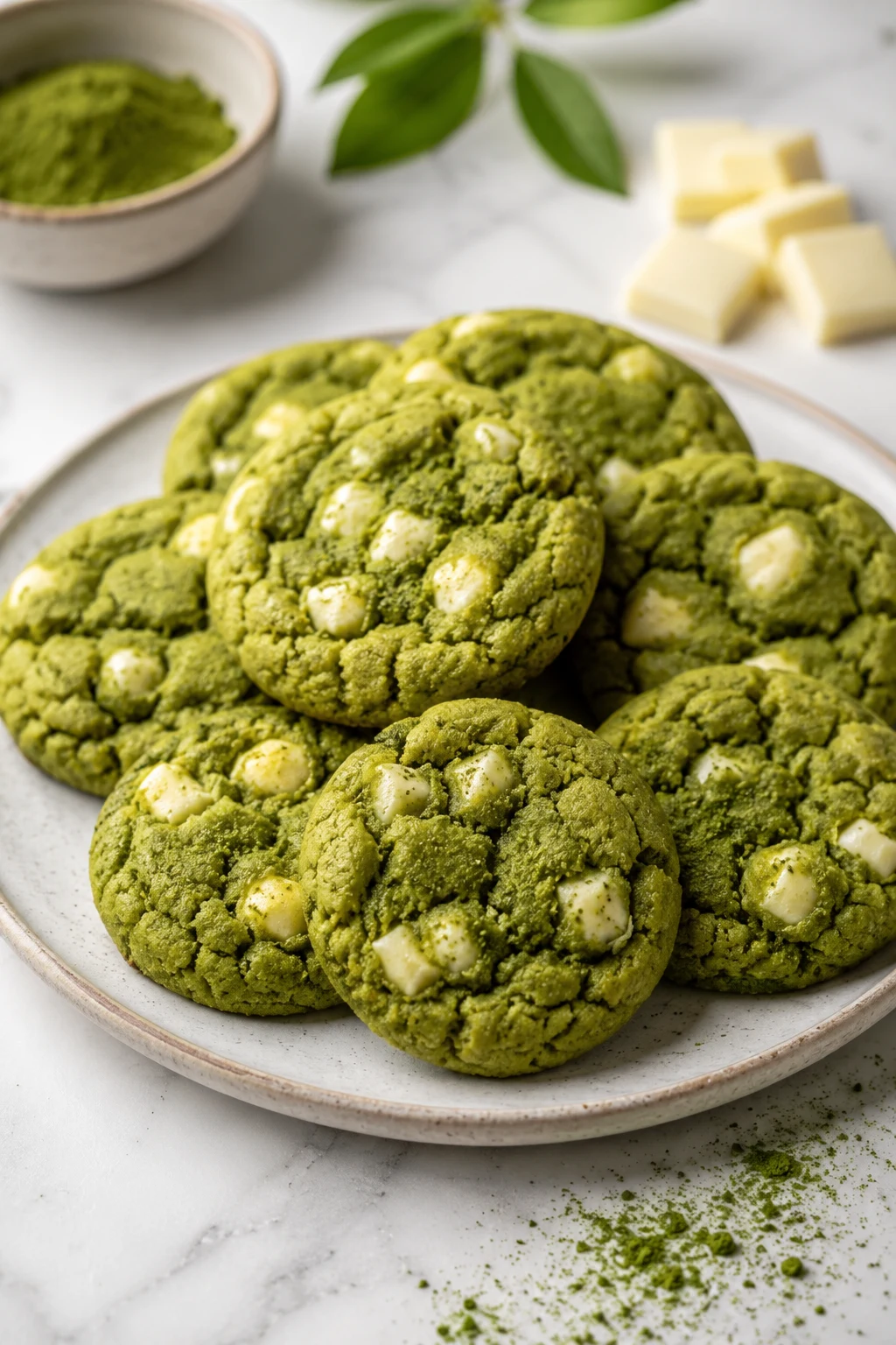 Matcha cookies rezept