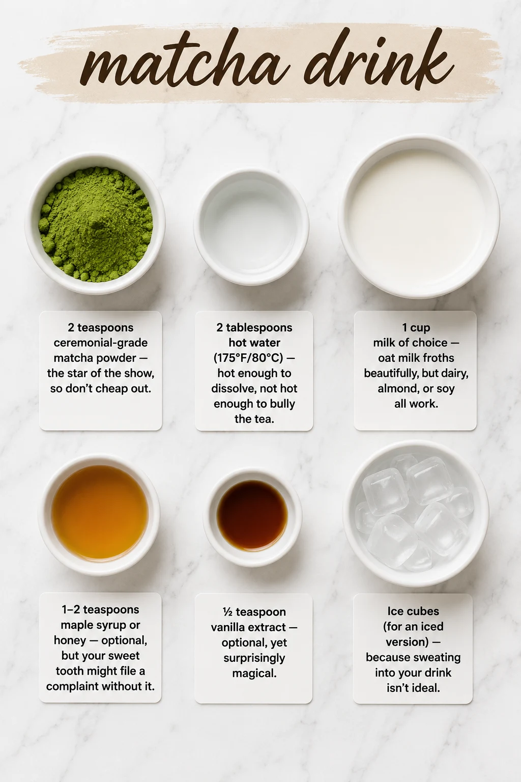 matcha drink ingredients matcha drink ingredients