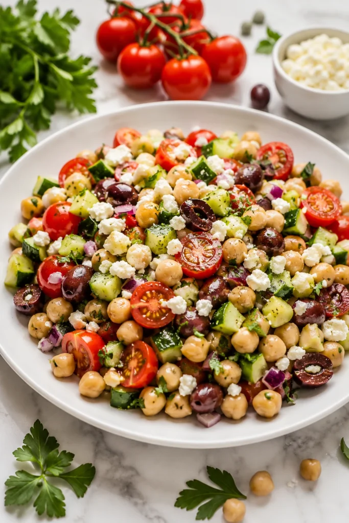 mediterranean chickpea salad