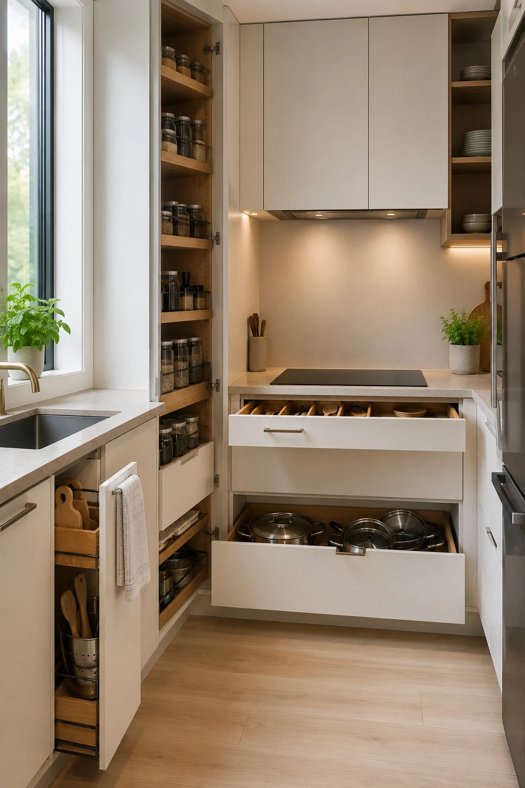 Mini Kitchen Ideas with Hidden Organization — mini kitchen ideas