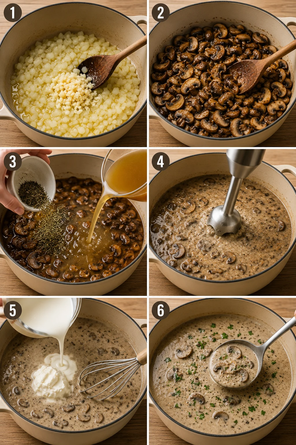 mushroom soup recipes healthy low carb keto step by step
