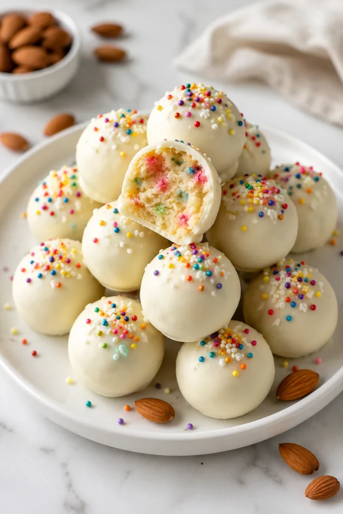 no bake cake balls