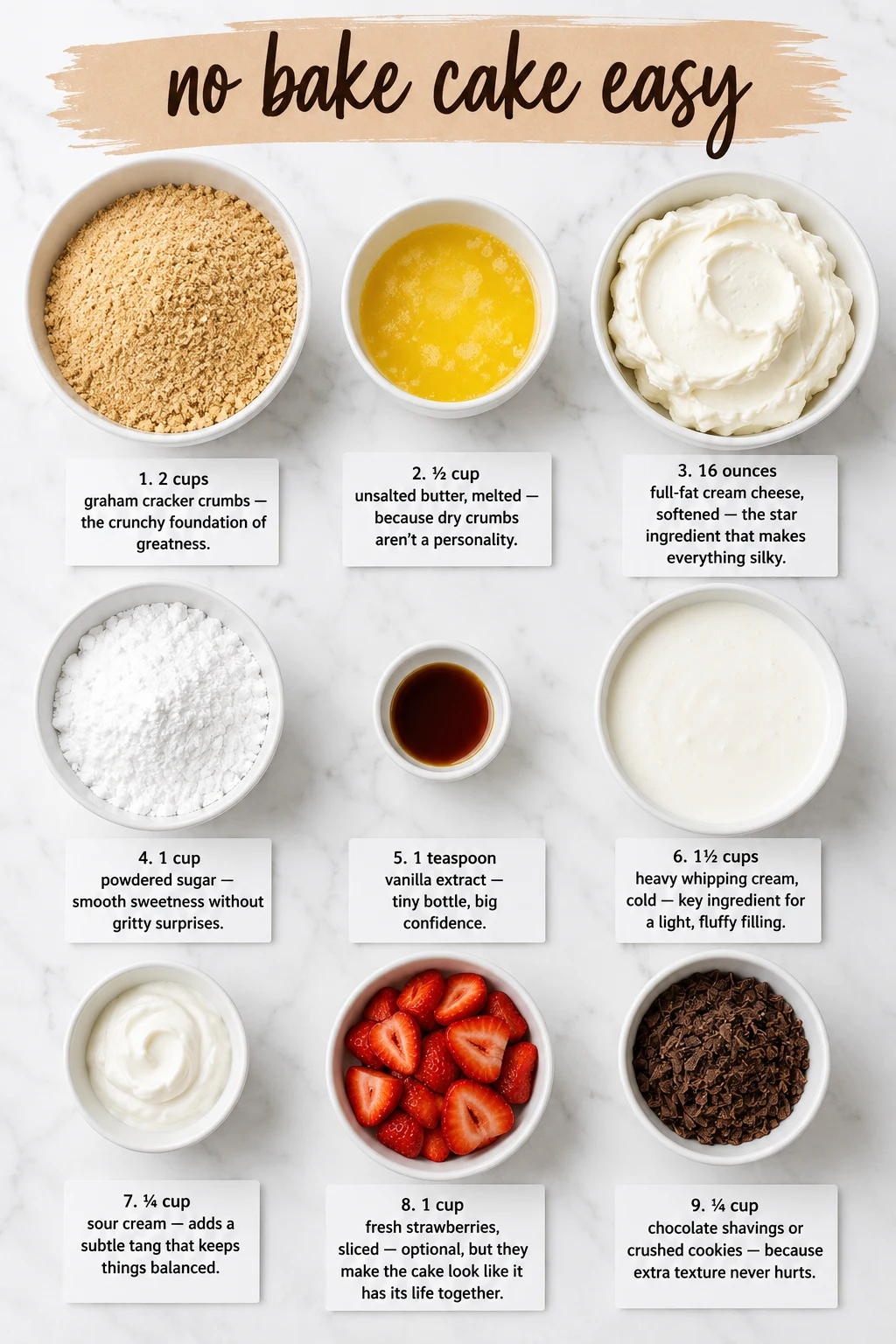 no bake cake easy ingredients no bake cake easy ingredients