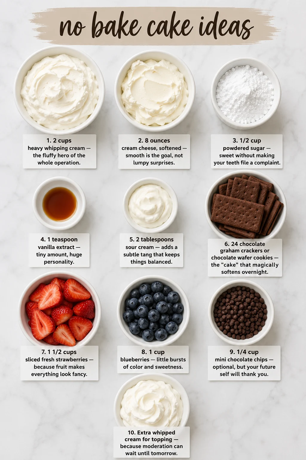 no bake cake ideas ingredients no bake cake ideas ingredients