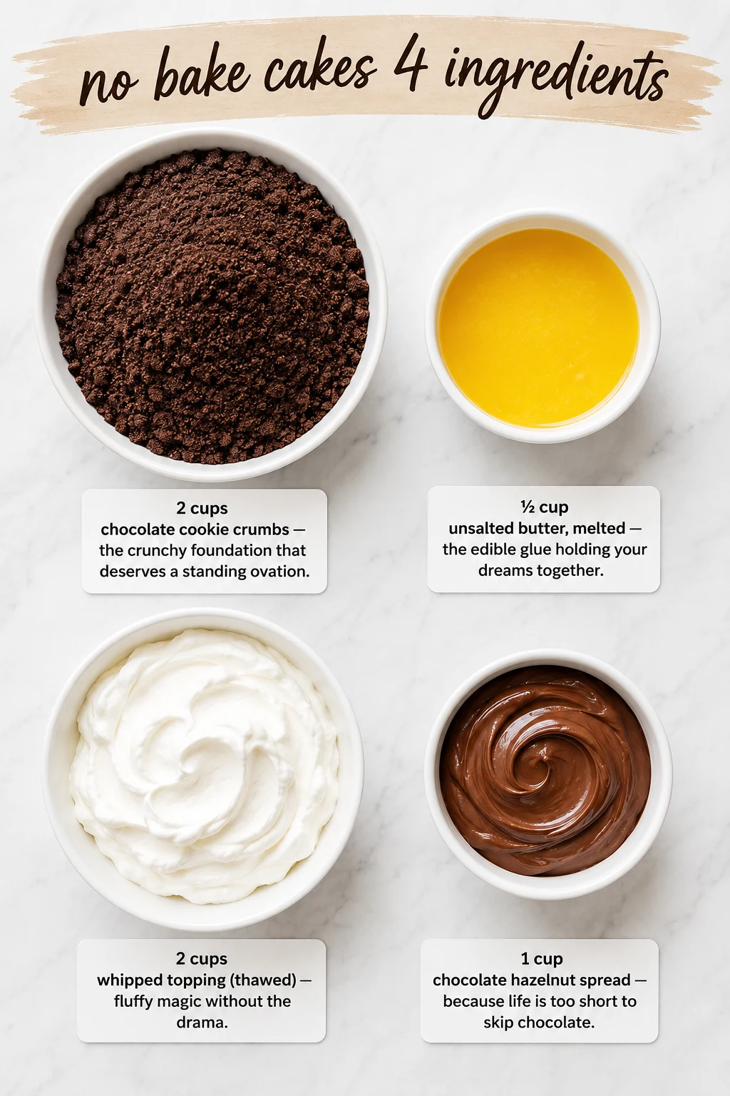 no bake cakes 4 ingredients ingredients no bake cakes 4 ingredients ingredients