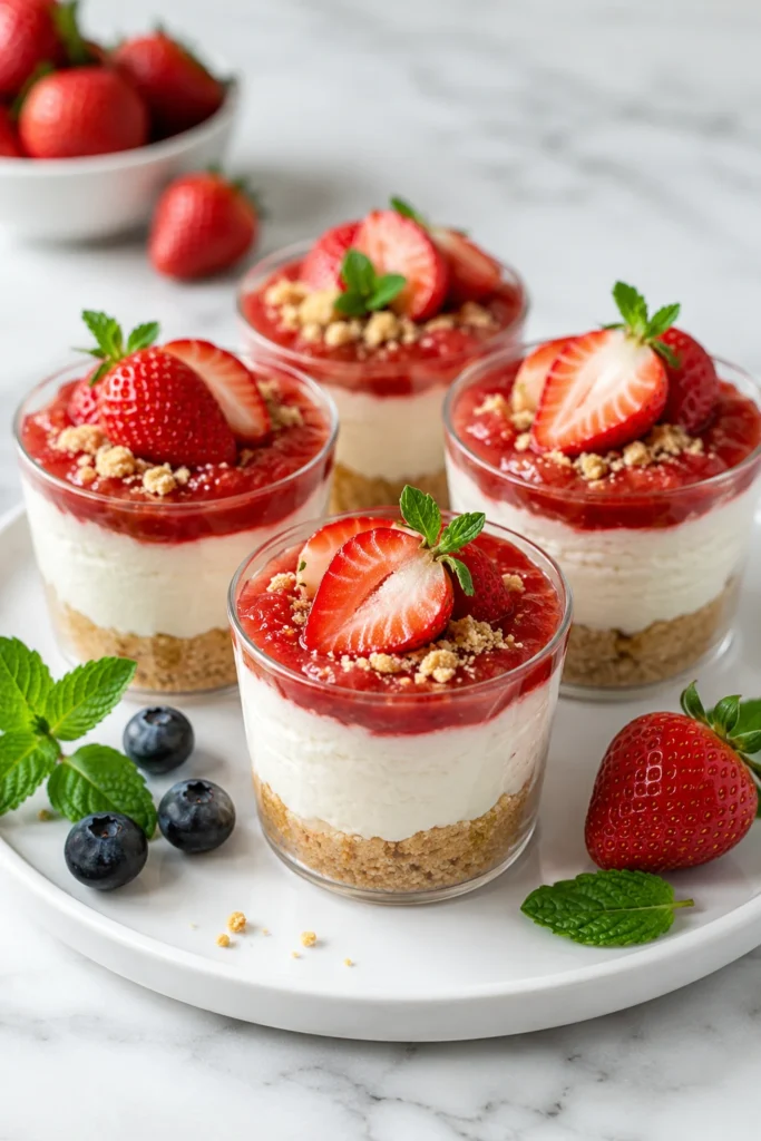 no bake cheesecake cups
