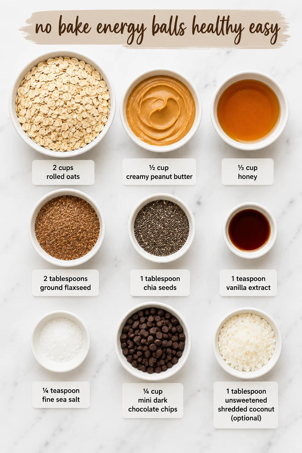 no bake energy balls healthy easy ingredients