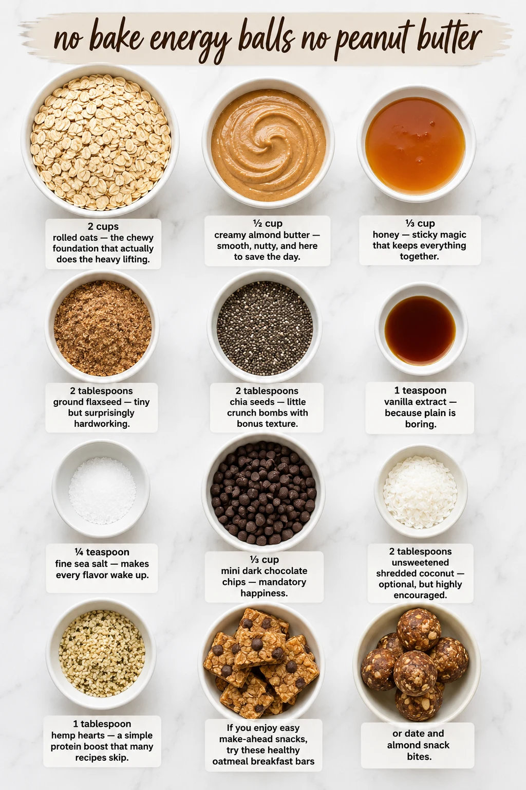 no bake energy balls no peanut butter ingredients no bake energy balls no peanut butter ingredients