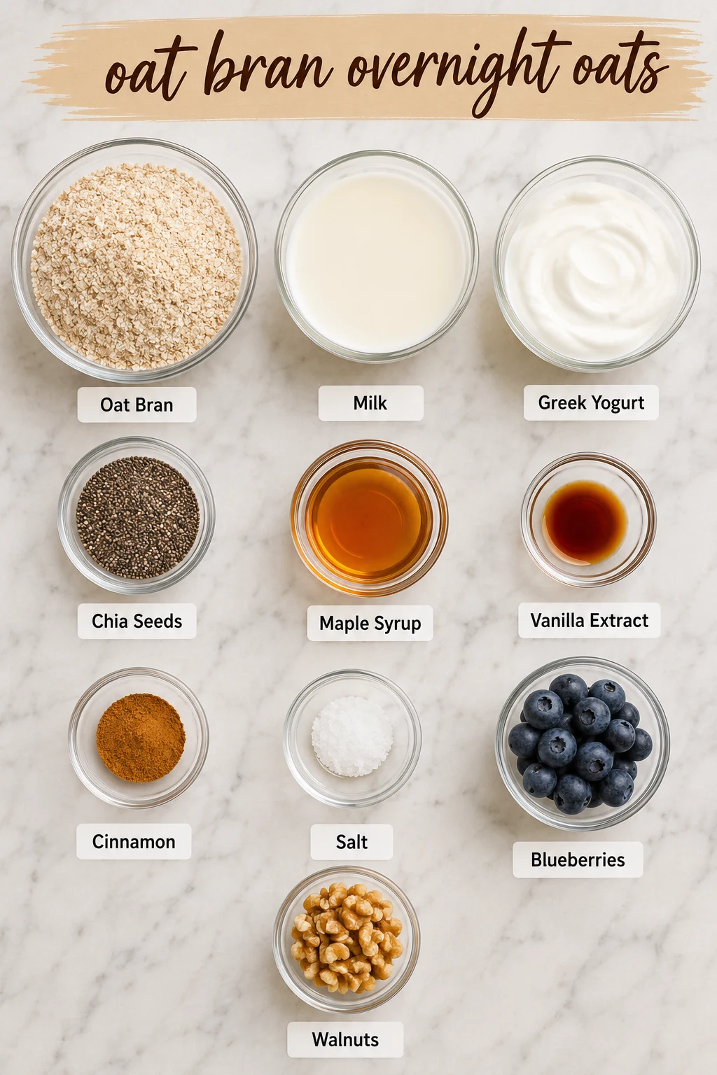oat bran overnight oats ingredients oat bran overnight oats ingredients