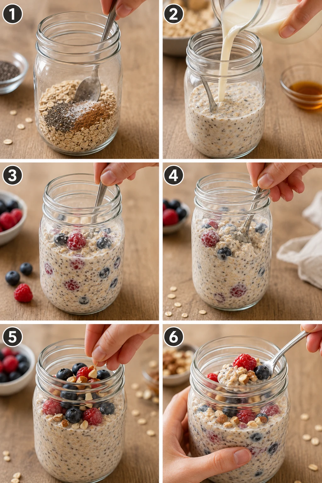 oat jars overnight step by step