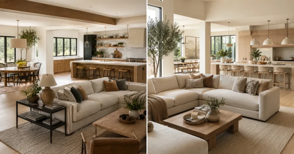 open concept living room inspiration