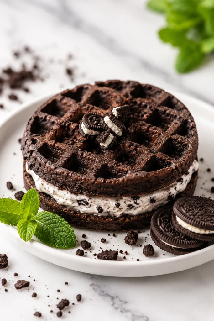 Oreo chaffle recipe keto oreo chaffle recipe keto