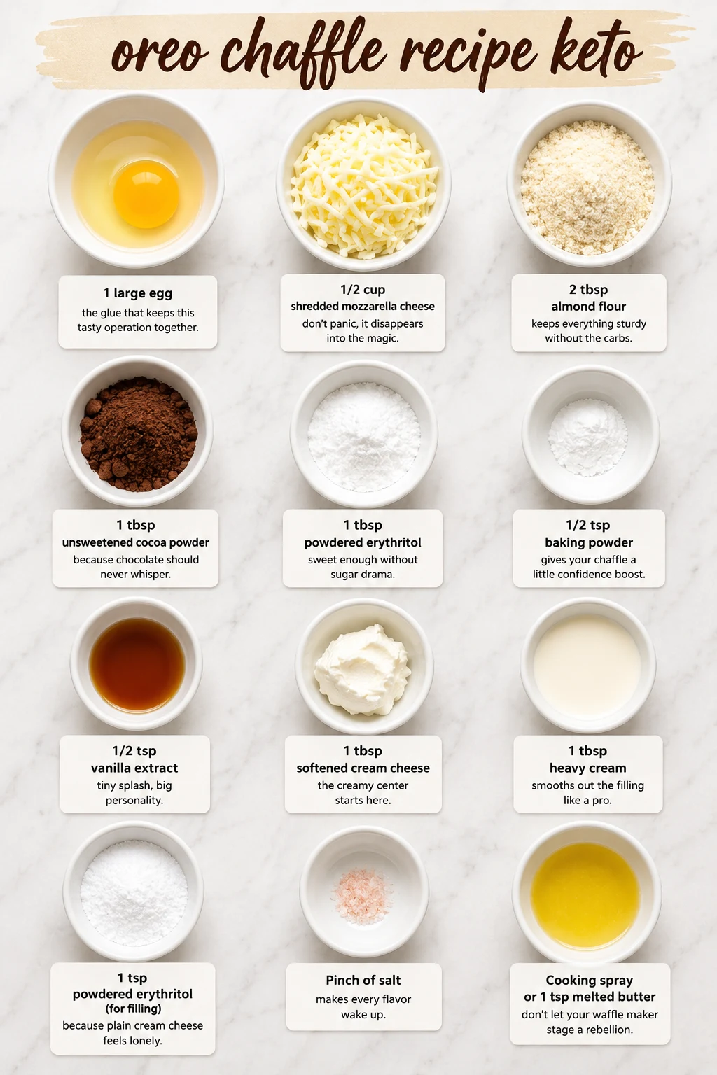 oreo chaffle recipe keto ingredients oreo chaffle recipe keto ingredients