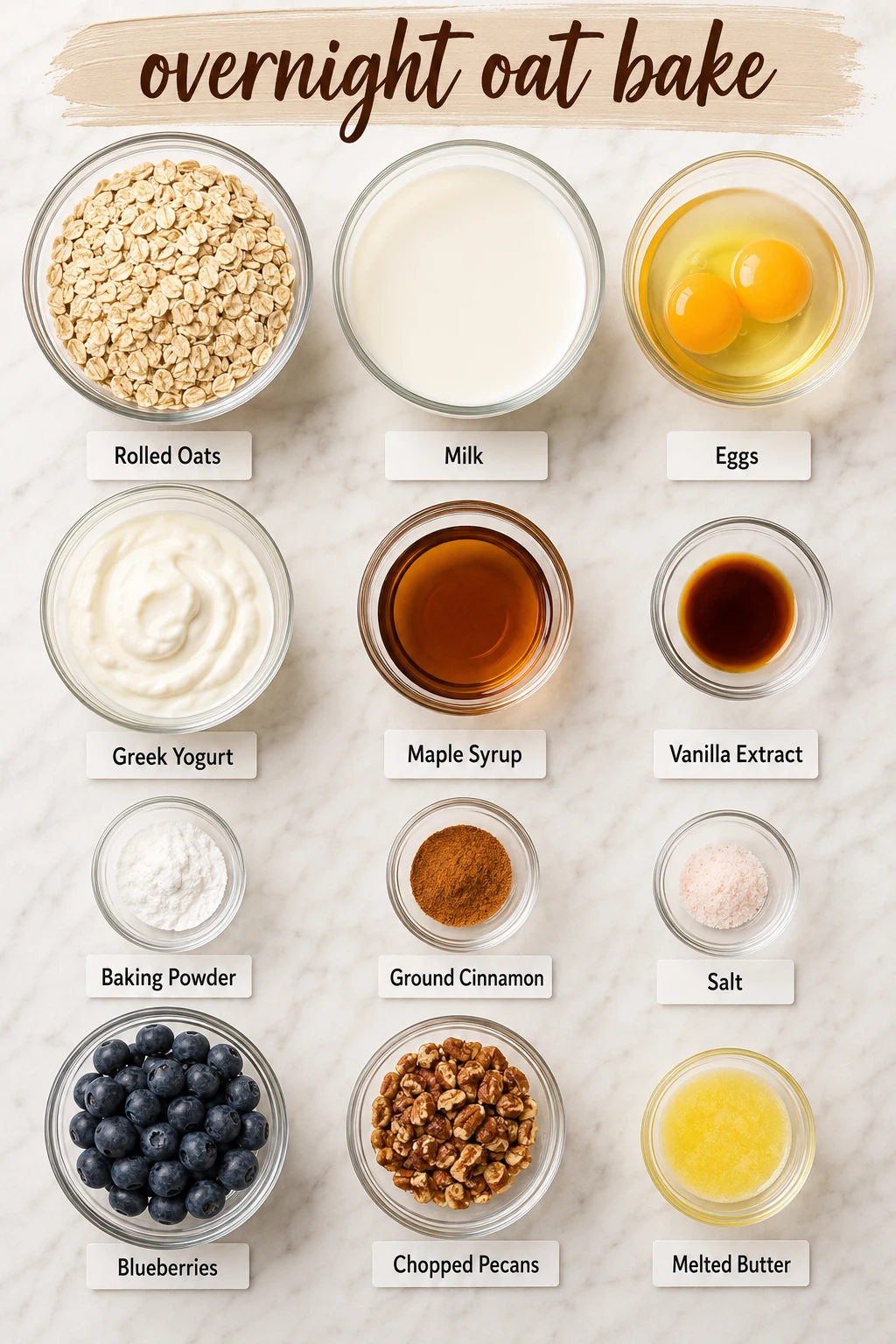 overnight oat bake ingredients overnight oat bake ingredients