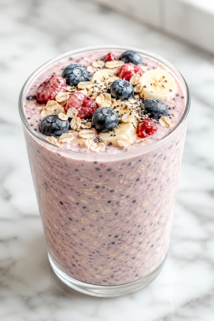 overnight oat smoothie