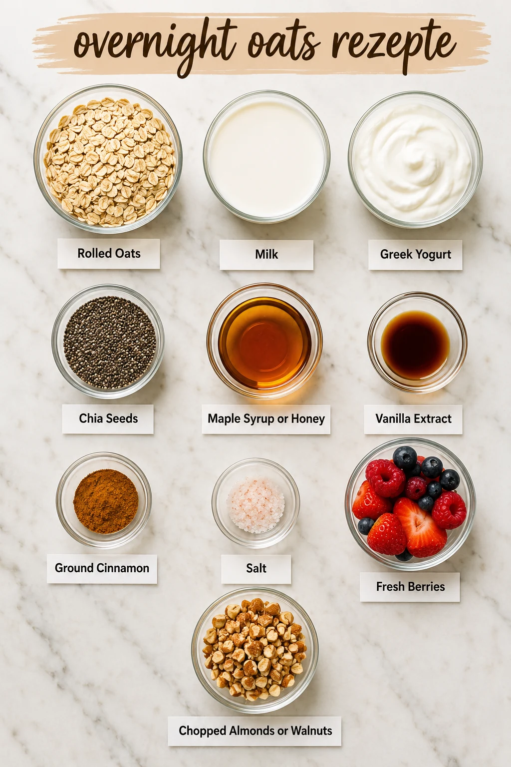 overnight oats rezepte ingredients overnight oats rezepte ingredients