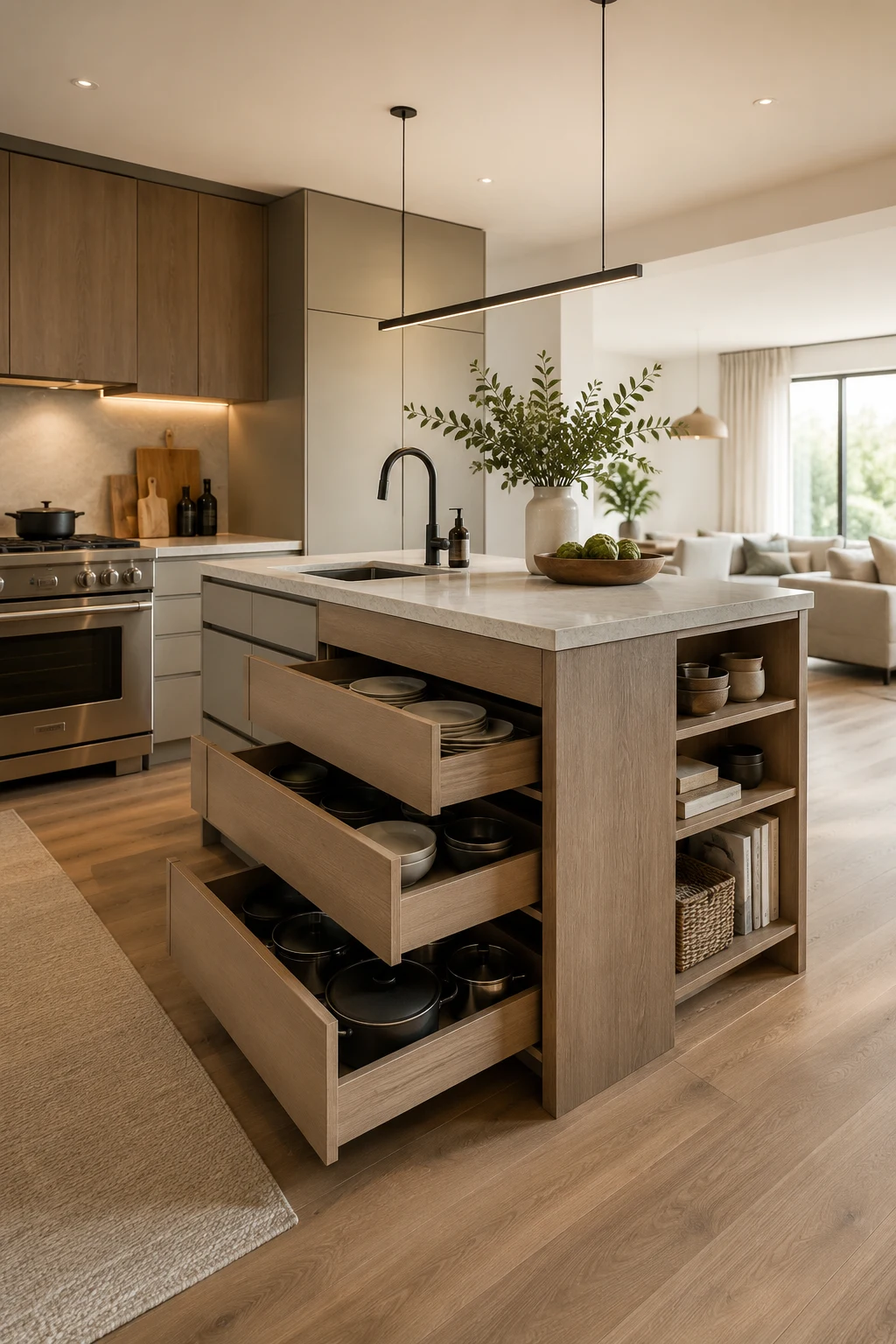 Build a Peninsula with Smart Hidden Storage — peninsula kitchen ideas