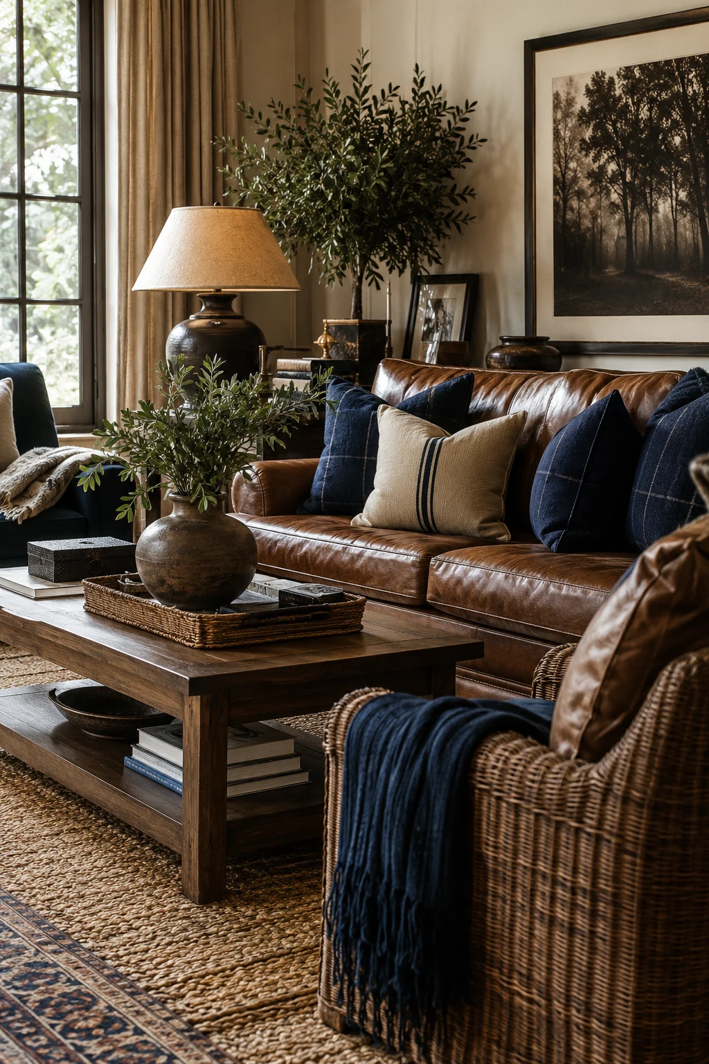 Layer Natural Textures for Comfortable Ralph Lauren Living Room Inspiration — ralph lauren living room inspiration
