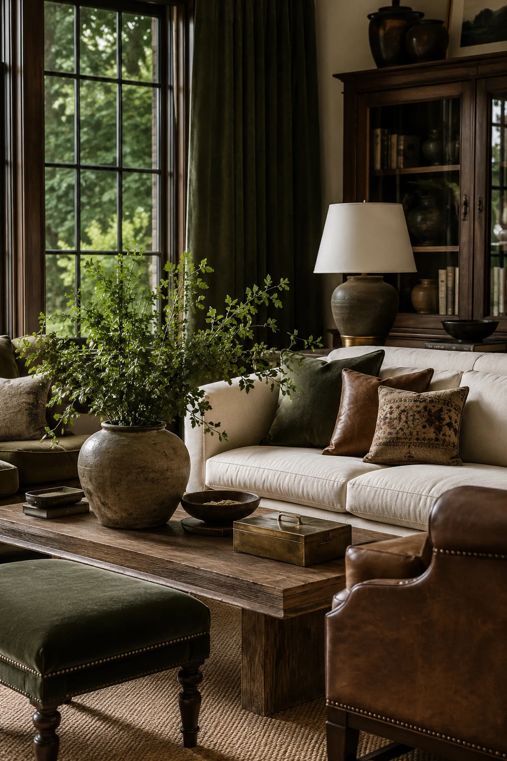 Create a Sophisticated Color Palette Inspired by Nature — ralph lauren living room inspiration