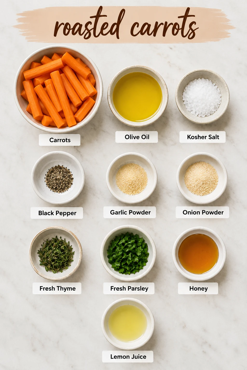 roasted carrots ingredients