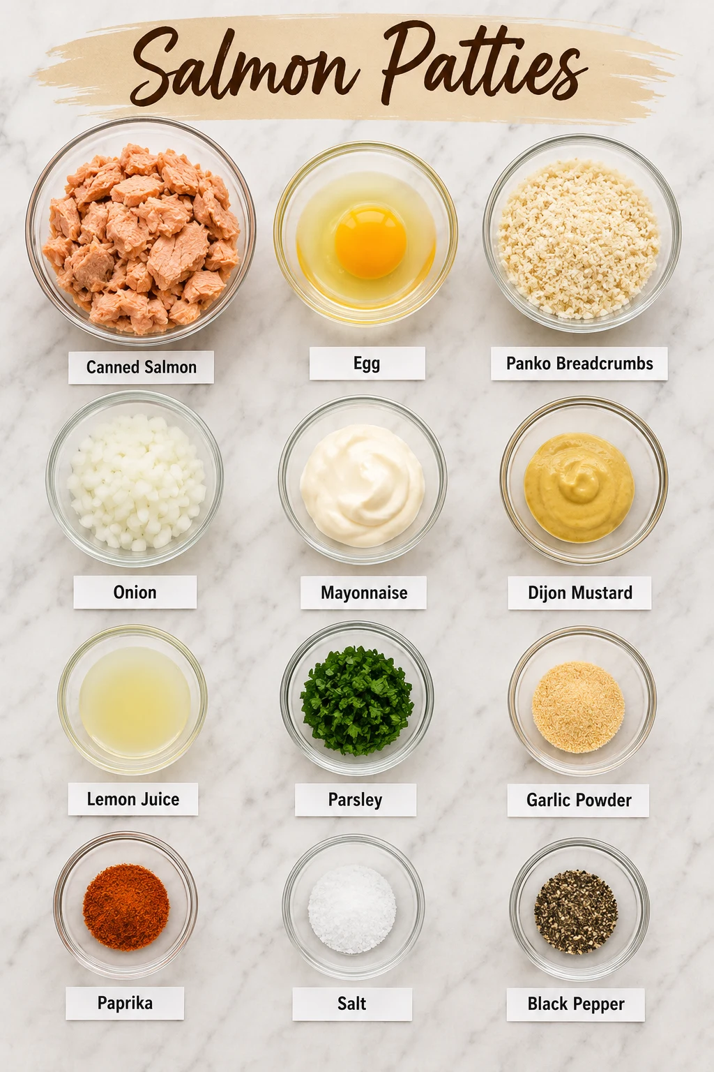Salmon Patties ingredients