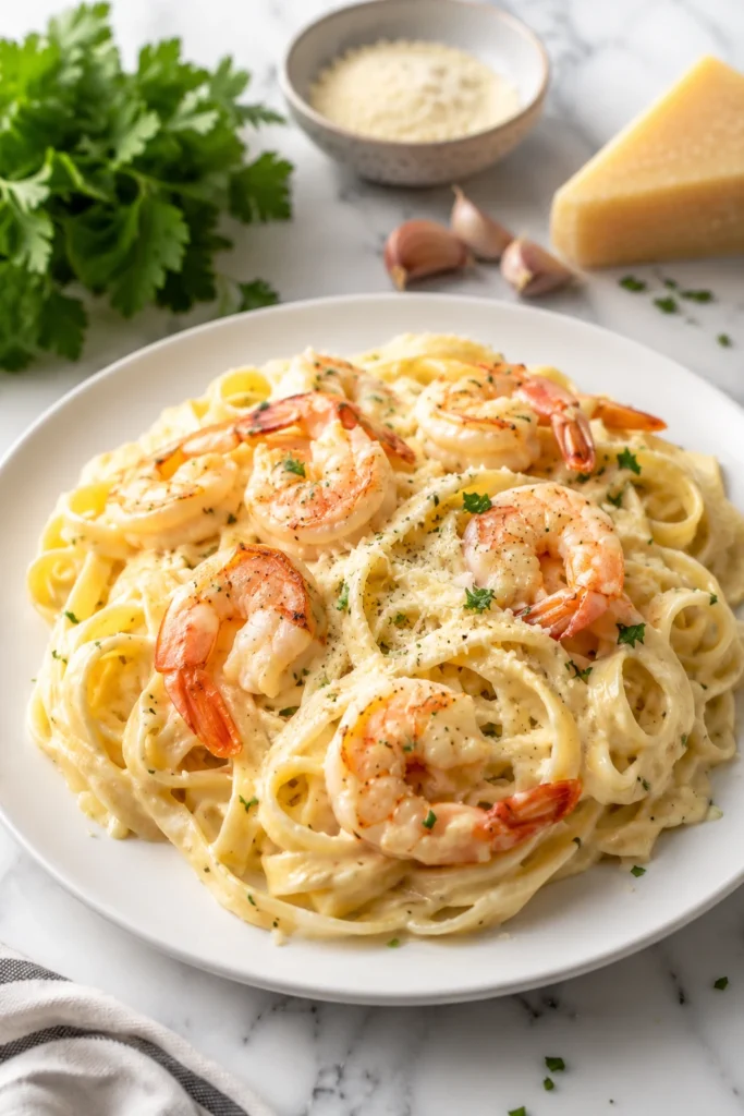 Shrimp fettuccine alfredo easy shrimp fettuccine alfredo easy