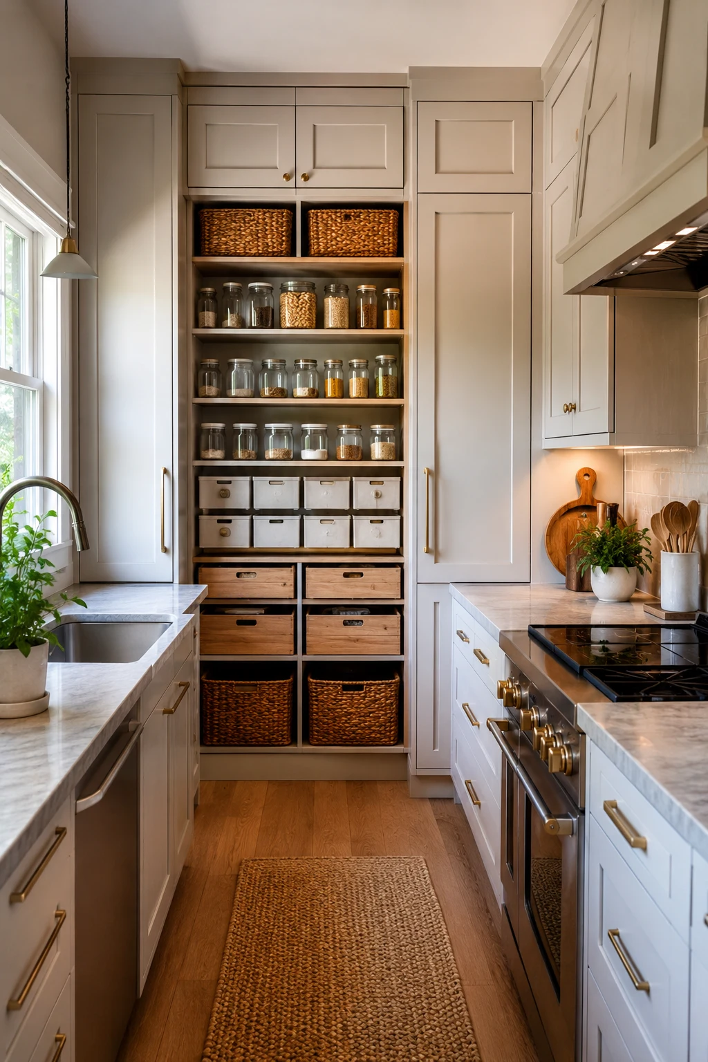 Floor-to-Ceiling Storage That Uses Every Inch — small kitchen ideas