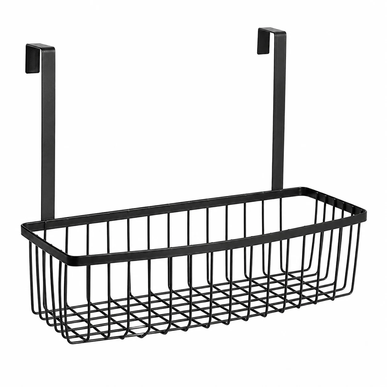 mDesign Metal Over Cabinet Kitchen Storage Basket
