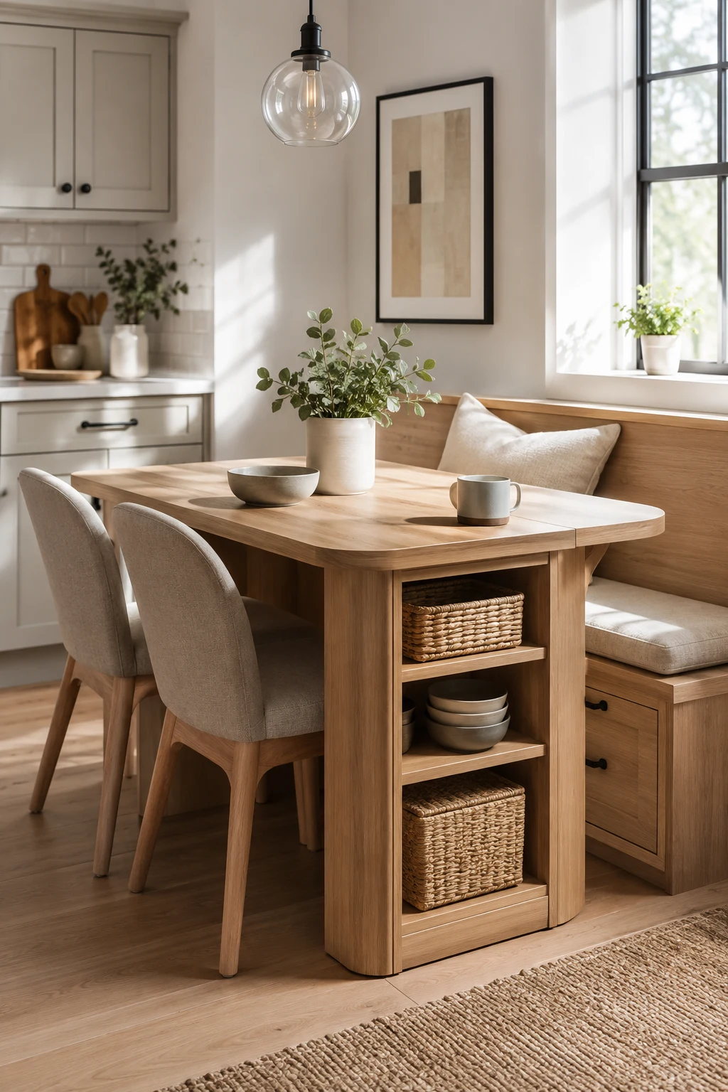 Small Kitchen Table Ideas with Built-In Storage — small kitchen table ideas