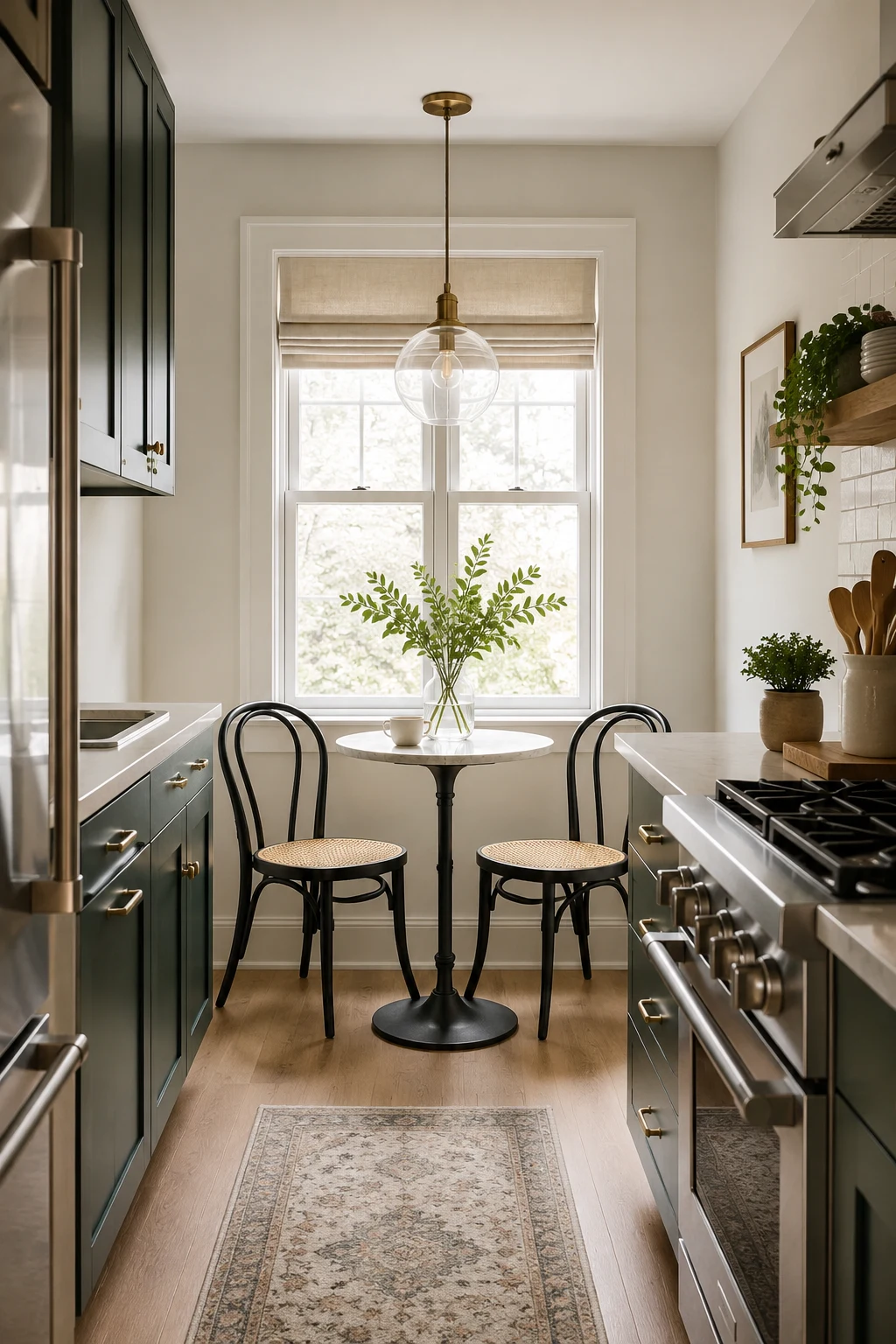 Small Kitchen Table Ideas Featuring a Slim Bistro Table — small kitchen table ideas