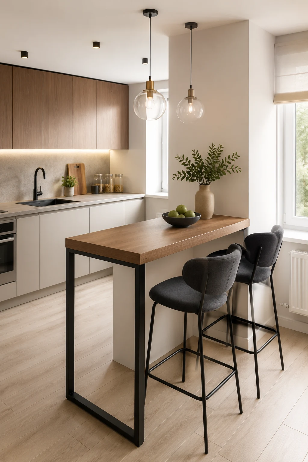 Small Kitchen Table Ideas with a Bar-Height Counter Table — small kitchen table ideas