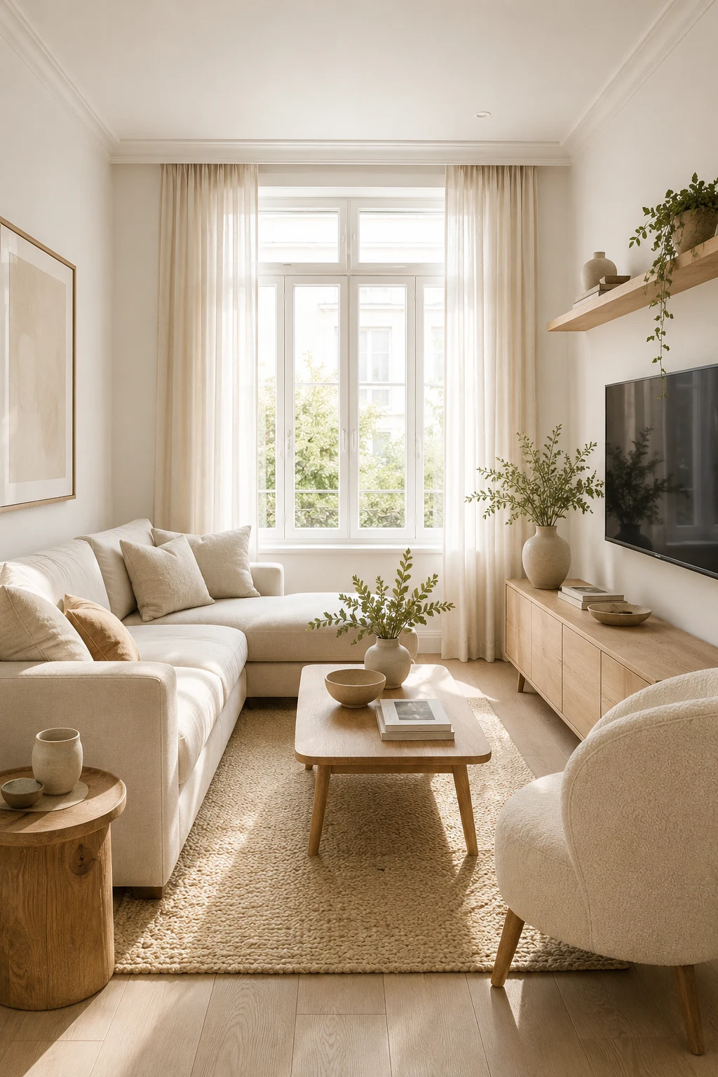 Build Your Small Living Room Inspiration Around a Light Color Palette — small living room inspiration