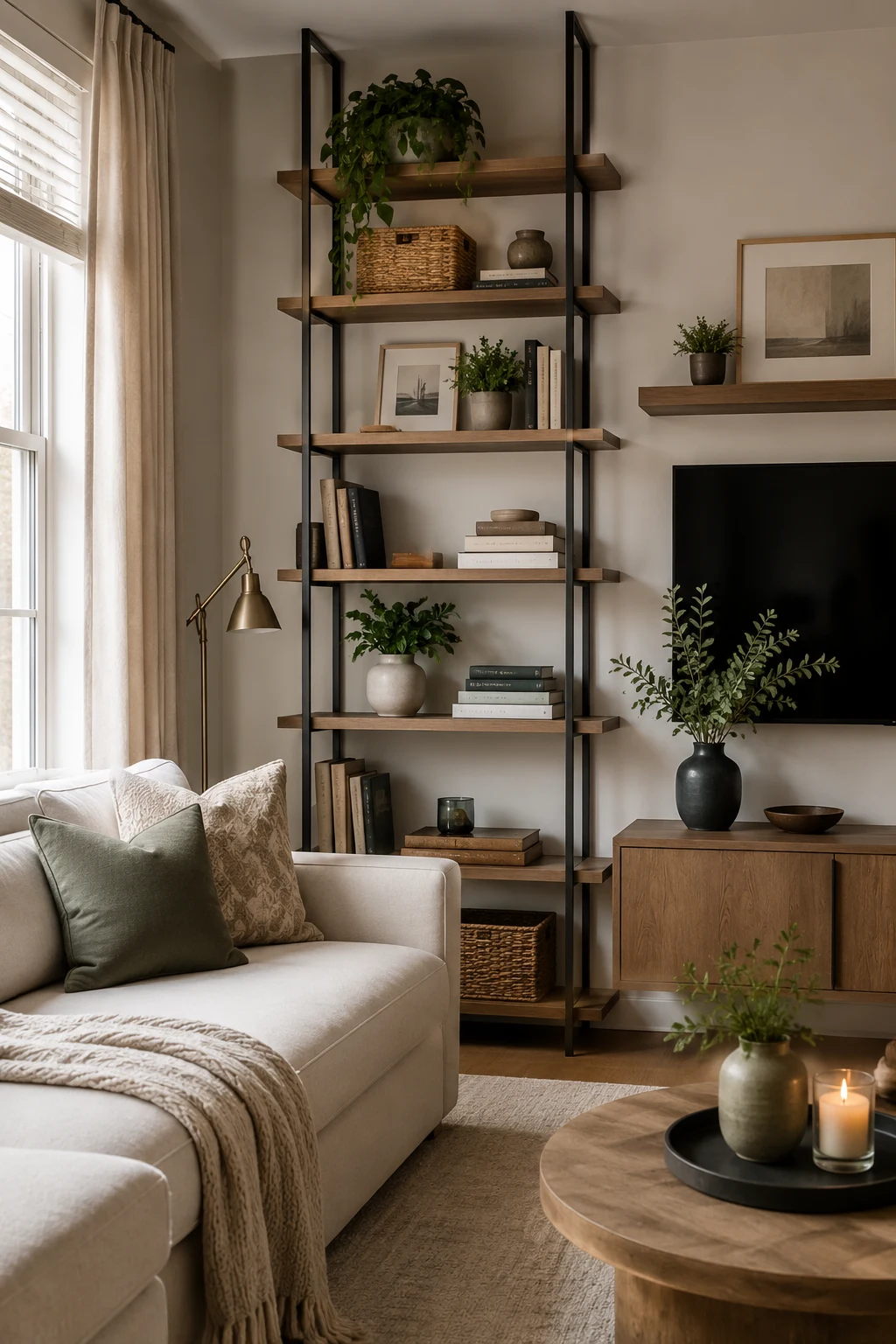 Layer Vertical Storage for Small Living Room Inspiration — small living room inspiration