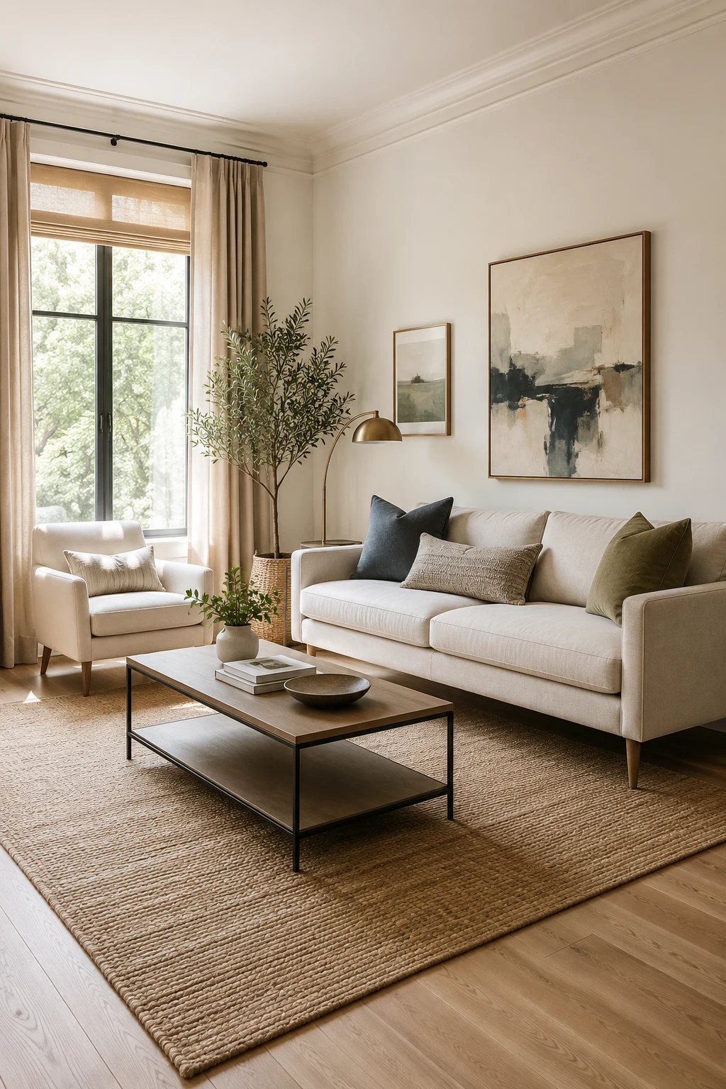 Keep Furniture Raised on Visible Legs — small living room inspiration